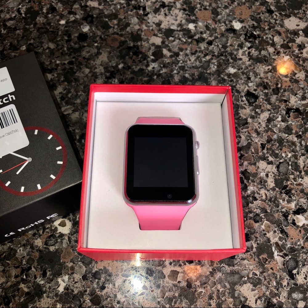 New in Box Pink Smartwatch